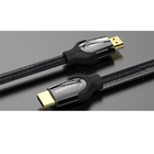100mm HDMI 케이블 PET 확장형 꼰 슬리빙 난연제