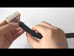 방화 저항 자폐 포장 컴퓨터 전원 케이블을위한 분할 엮은 수갑