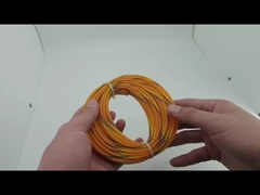 20MM 검은색 / 회색 PET 확장 가능한 엮은 수갑 사용자 지정 크기 우수한 부드러움