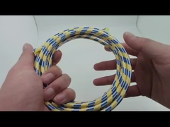 오피스 / 홈 녹색 면 엮은 수갑 보호 배선 허리