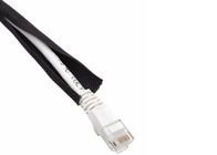 A/V HDMI 케이블을 위한 쪼개지는 땋는 소매를 다는 폴리에스테를 감싸 뜨거운 절단 각자