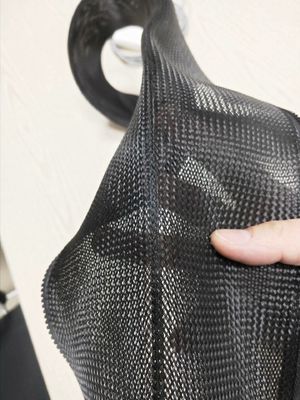 주문 PET 플랫 지퍼 배선 하네스 검정색은 20.0 밀리미터 200.0 밀리미터에 소매를 달아 땋았습니다 온라인 제품