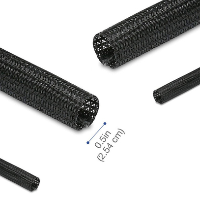 주문 난연성 6mm 자체 포장 분할 편조 슬리빙 분할 편조 케이블 슬리브 온라인 제품